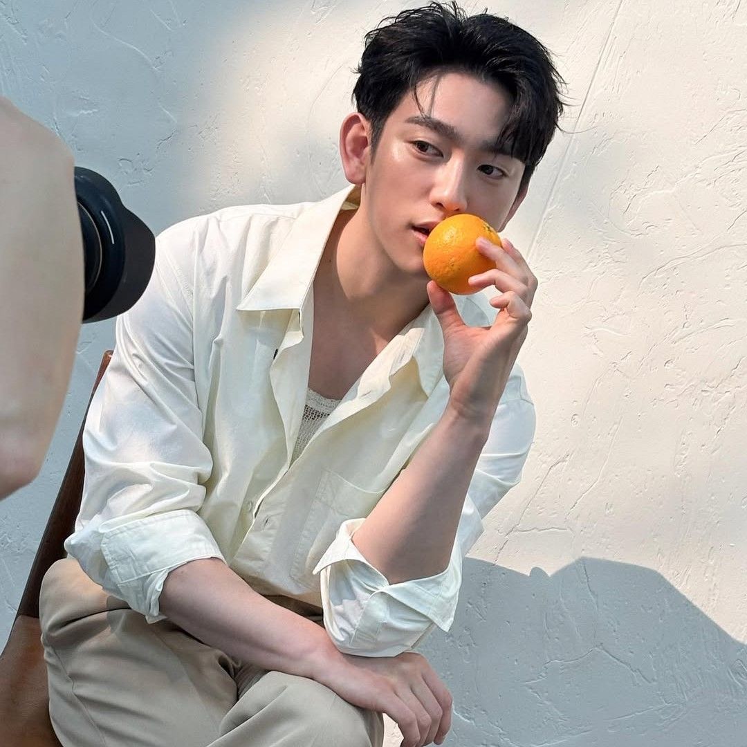Recent activity shot of Jinyoung (GOT7)