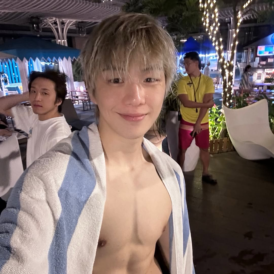 A moment captured by Kang Daniel's fan