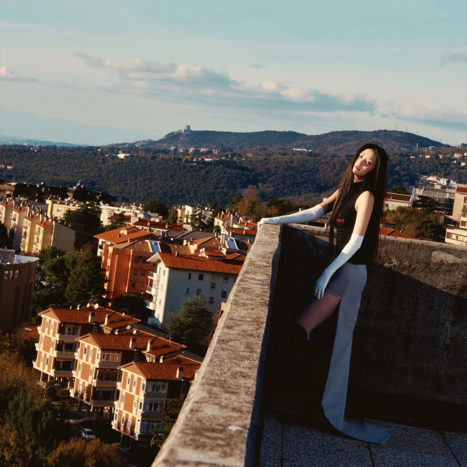 Behind-the-scenes cut of An Yujin (IVE)