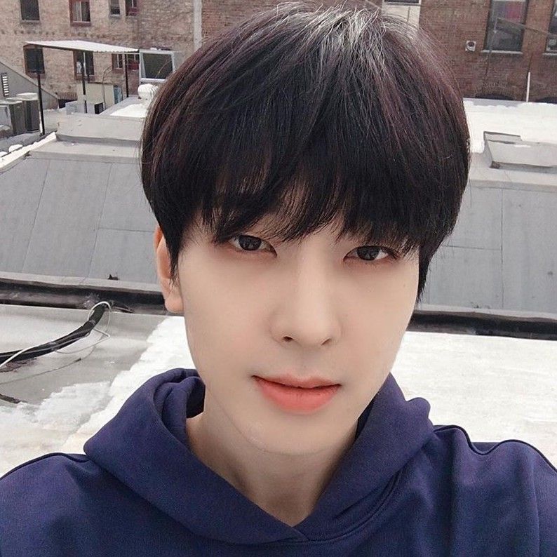 A moment captured by Wonwoo (SEVENTEEN)'s fan