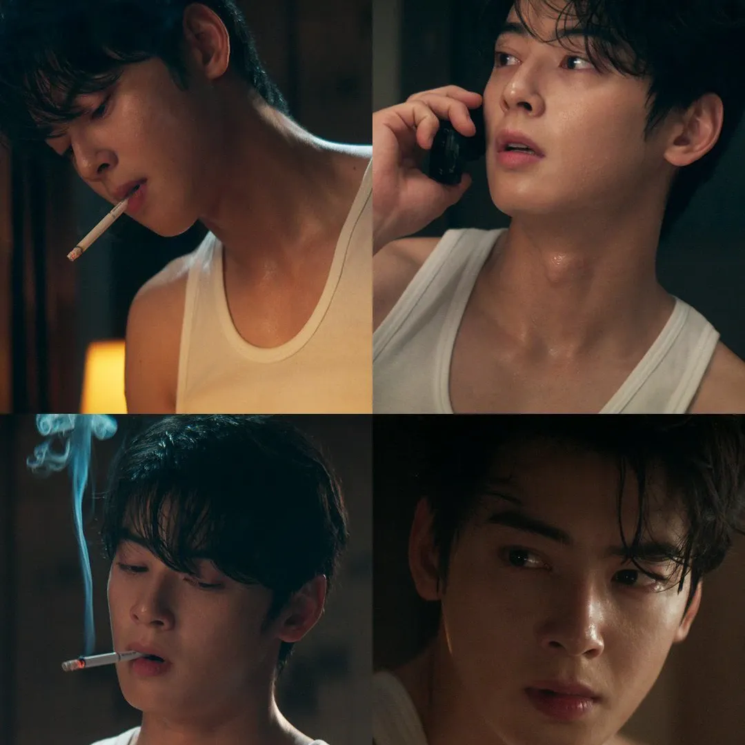 Recent activity shot of Eunwoo (ASTRO)