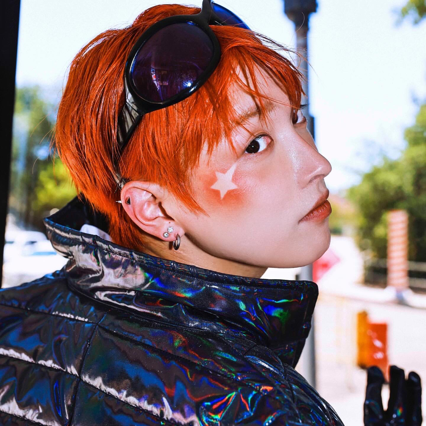 A moment captured by Hongjoong (ATEEZ)'s fan