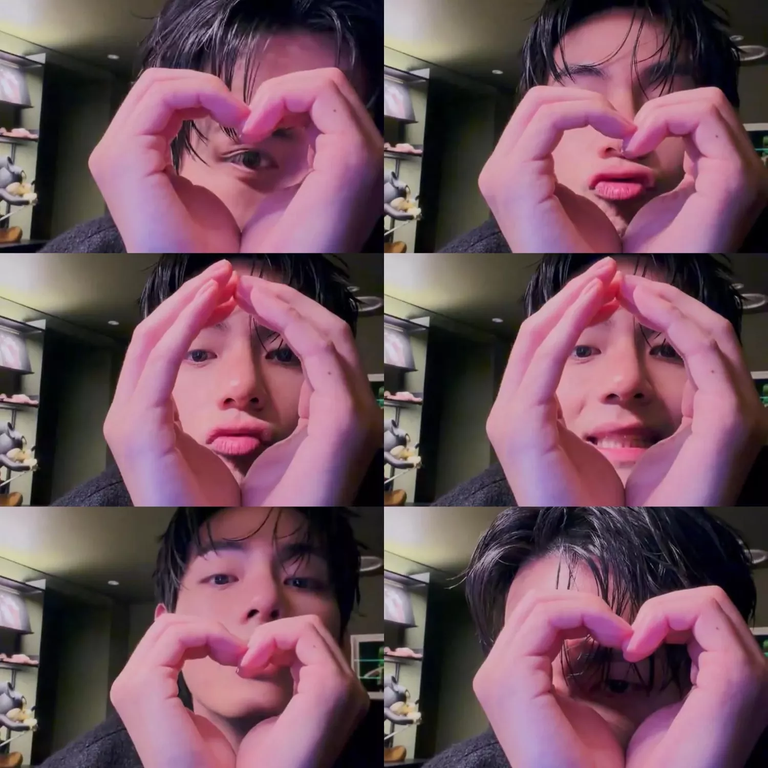 A moment captured by V (BTS)'s fan