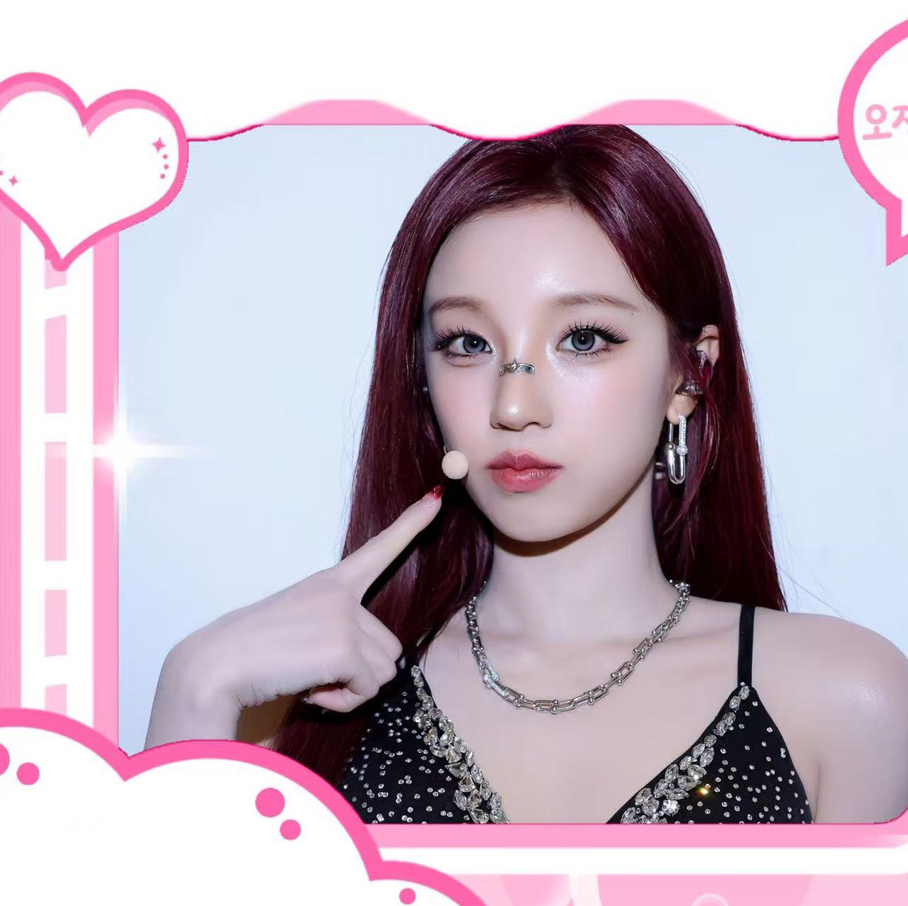 A moment captured by i-dle's fan