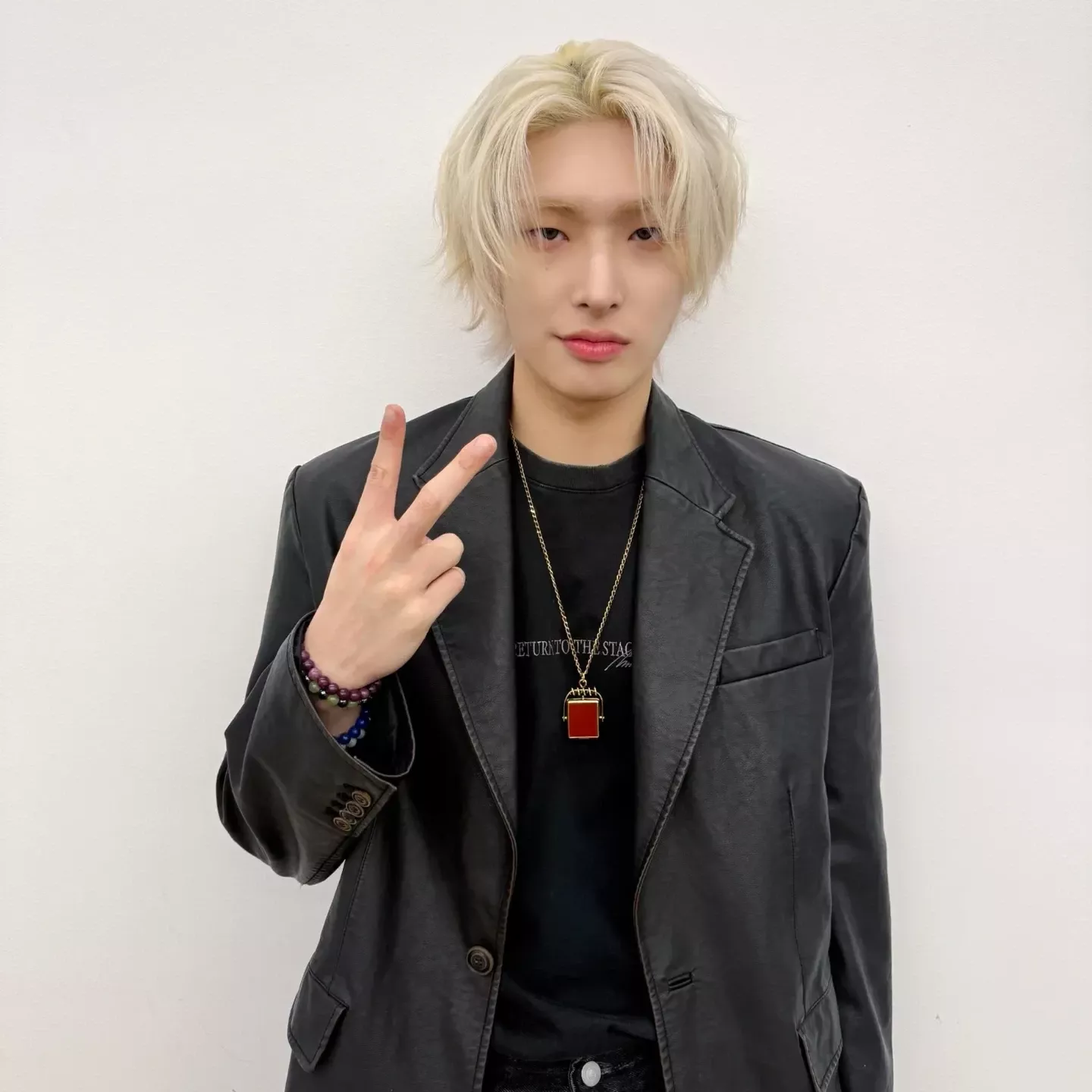 Recent activity shot of Mingi (ATEEZ)