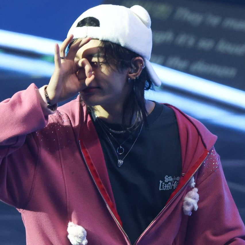 Recent activity shot of Hyunjin (Stray Kids)