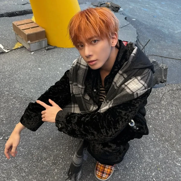 Foto perwakilan Taehyun (TOMORROW X TOGETHER) yang bersinar hari ini di Choeaedol