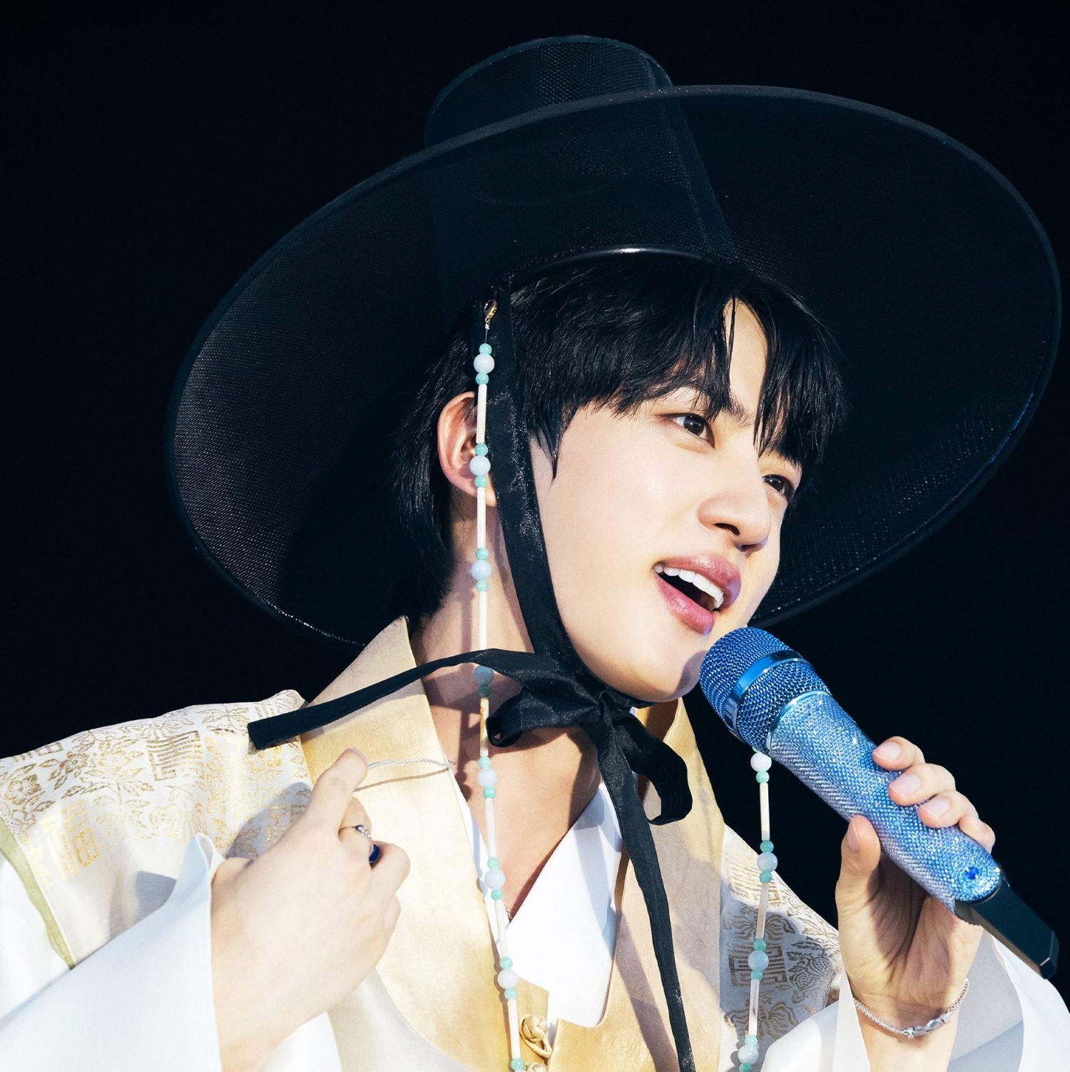 Recent activity shot of Jin (BTS)