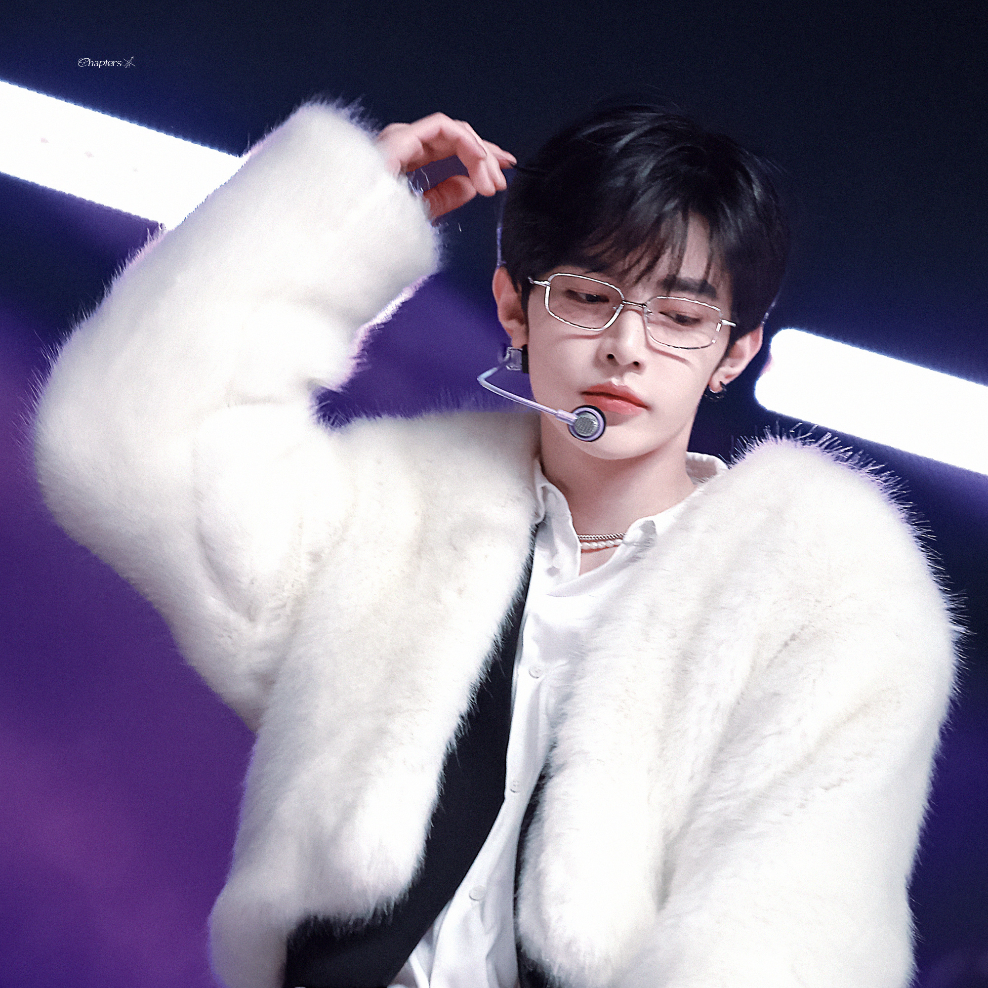 A moment captured by Zhang Hao (ZEROBASEONE)'s fan