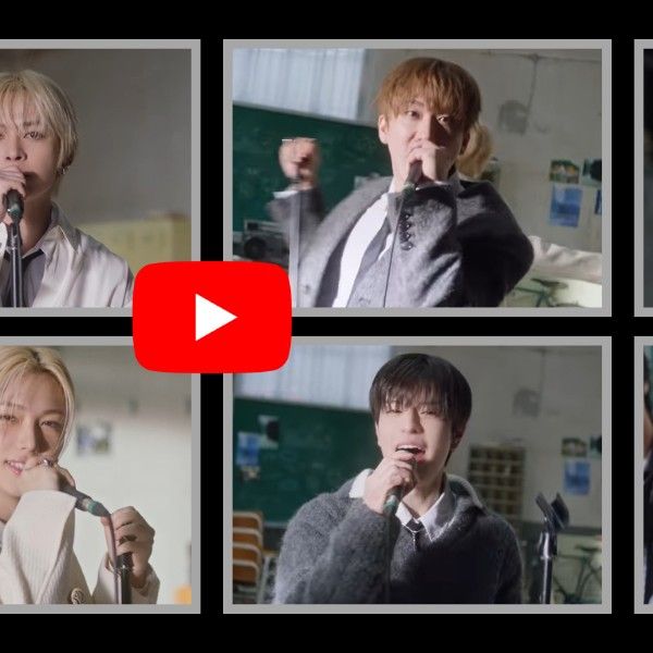 A moment captured by Stray Kids's fan