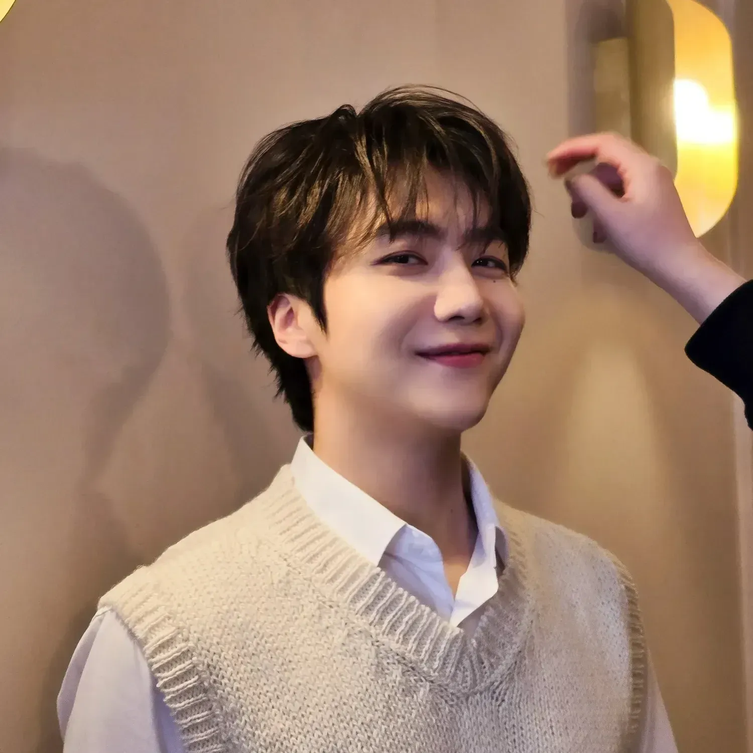 A moment captured by Jinho (PENTAGON)'s fan