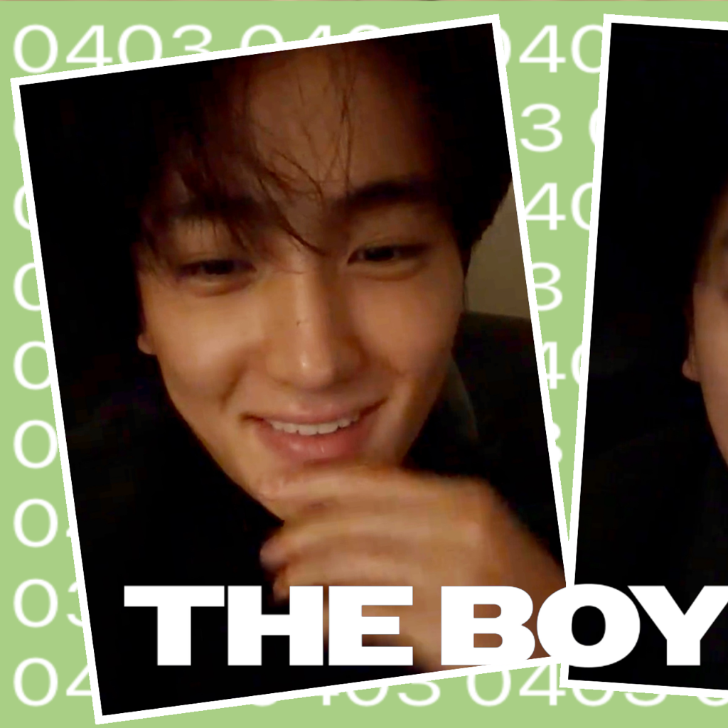 Recent activity shot of Hyunjae (THE BOYZ)