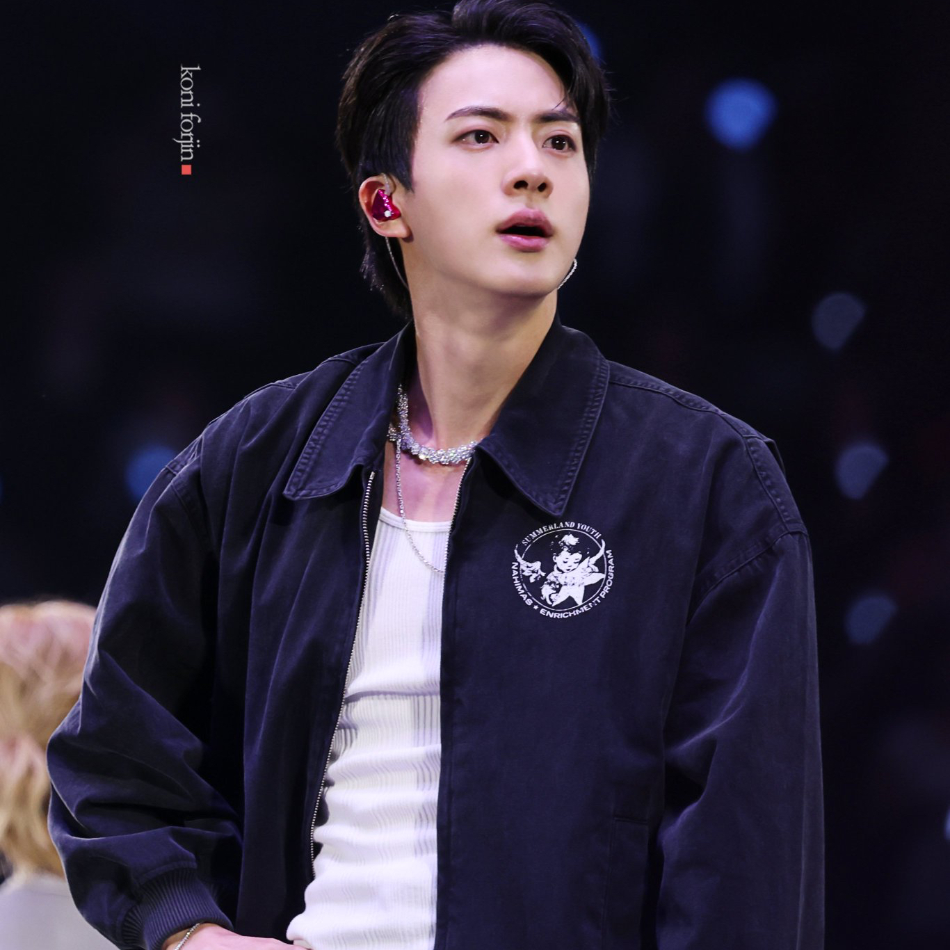 Recent activity shot of Jin (BTS)