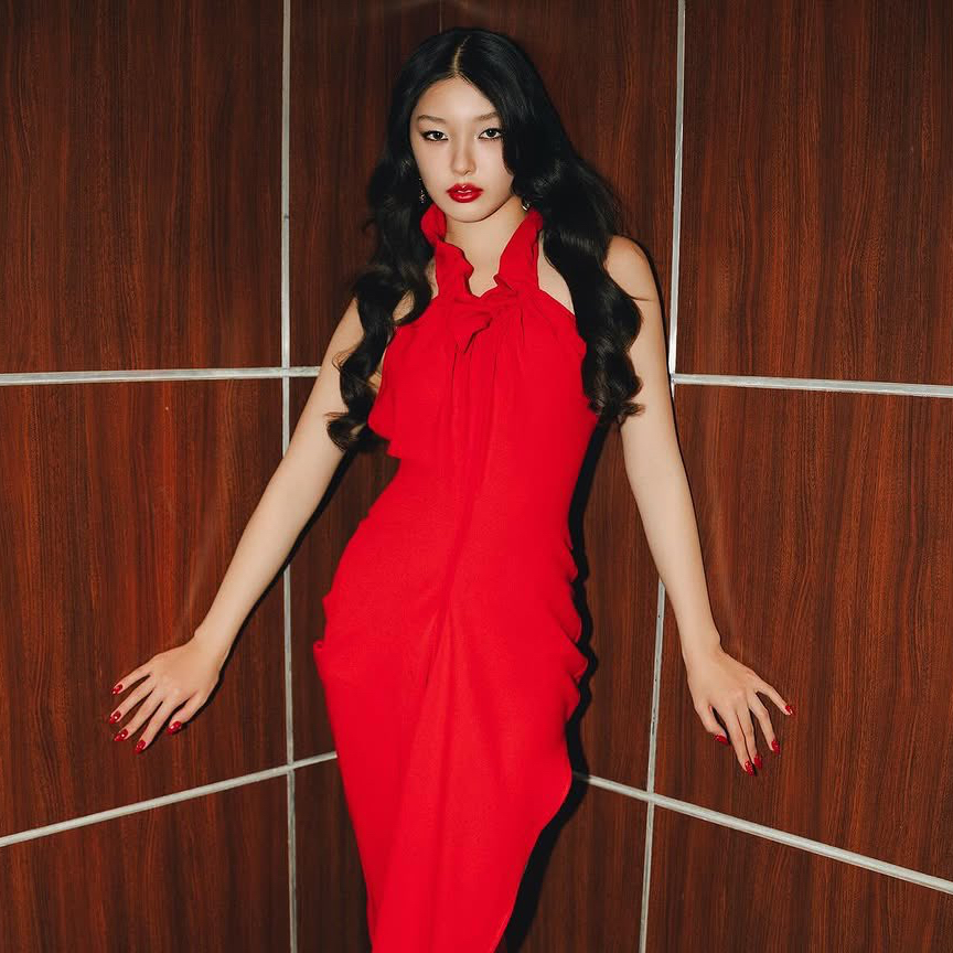 Behind-the-scenes cut of Yoonchae (KATSEYE)