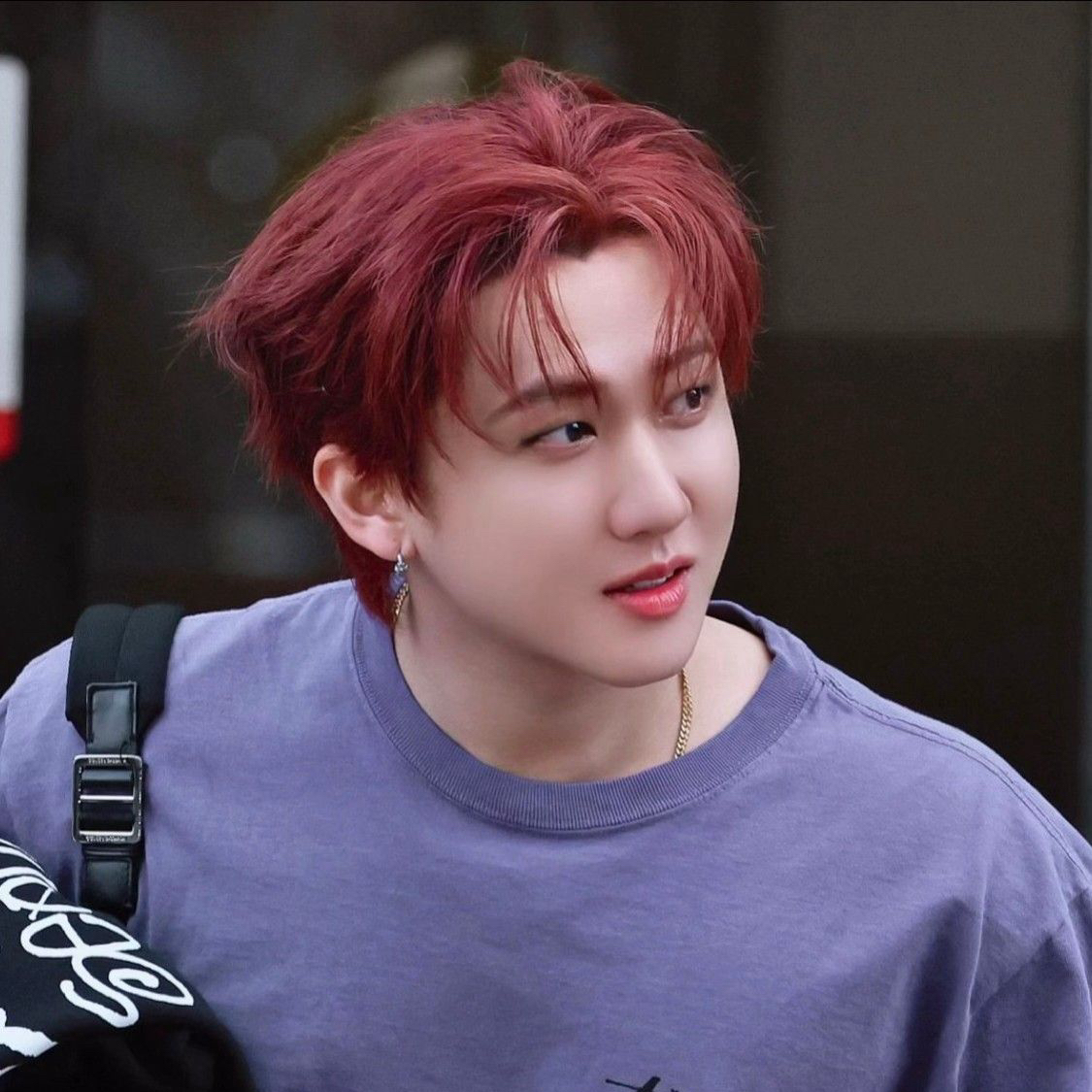 Recent activity shot of Changbin (Stray Kids)