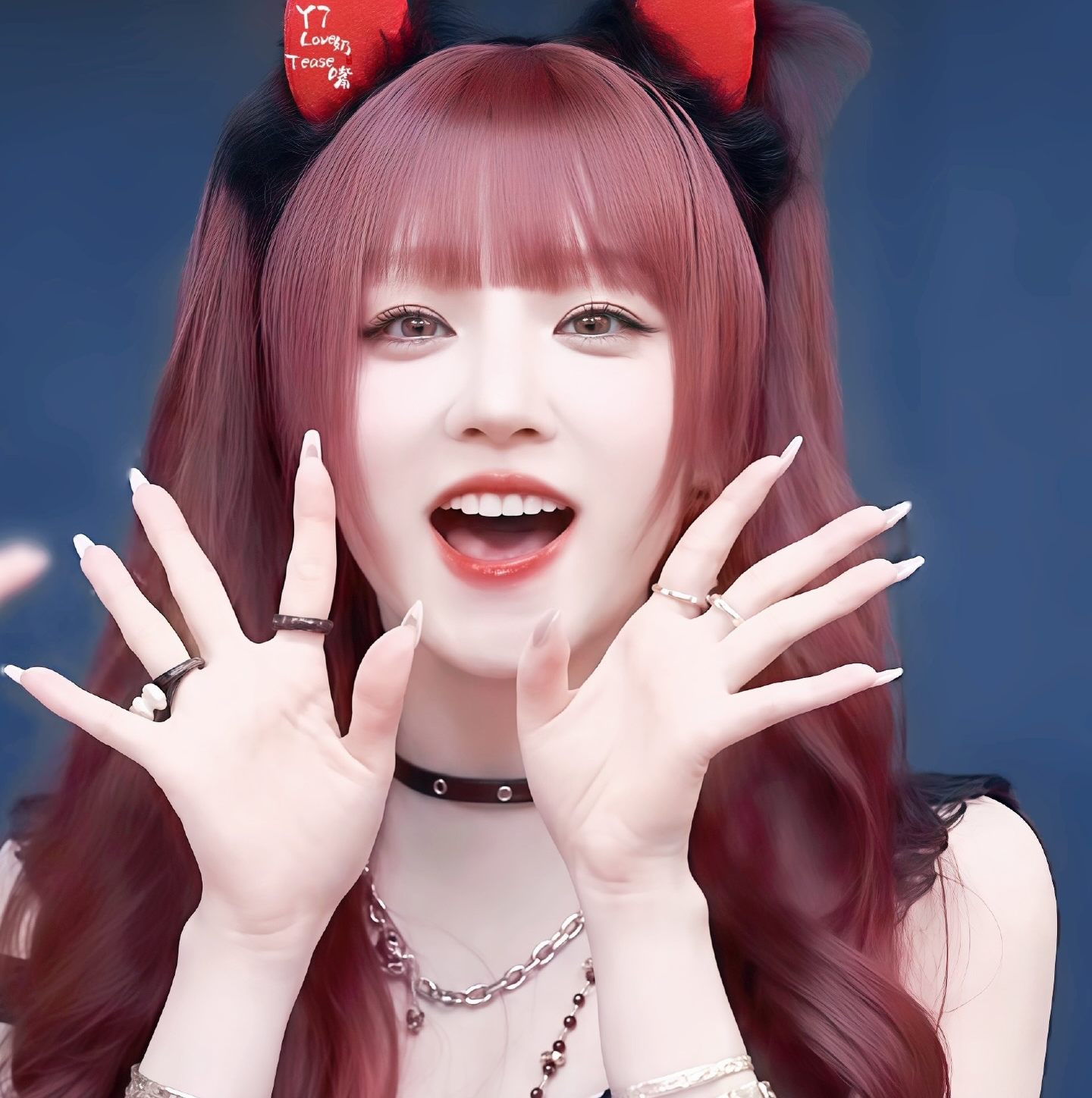 A moment captured by Yuqi (i-dle)'s fan