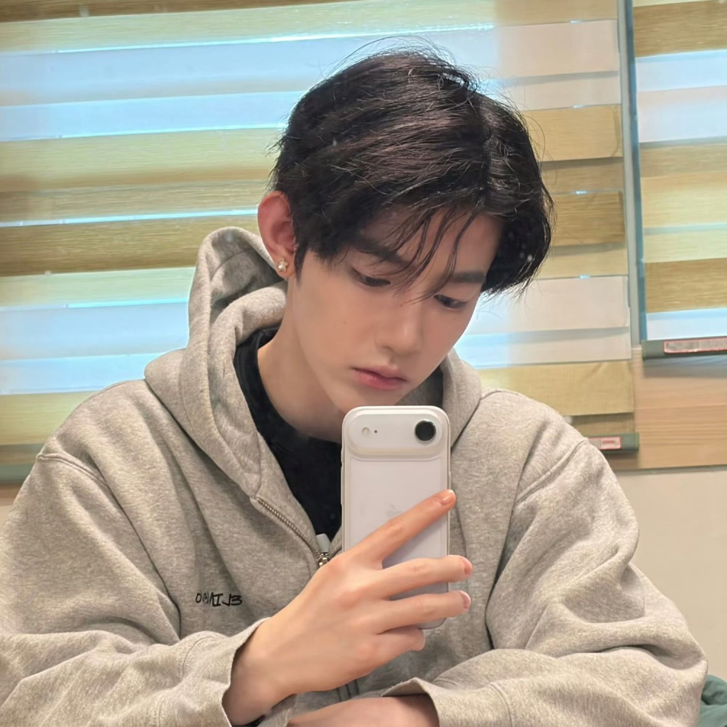 Recent activity shot of Zhang Hao (ZEROBASEONE)