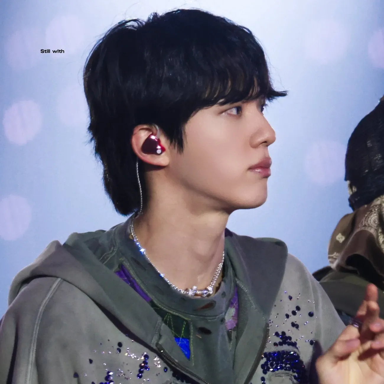 A moment captured by Jin (BTS)'s fan