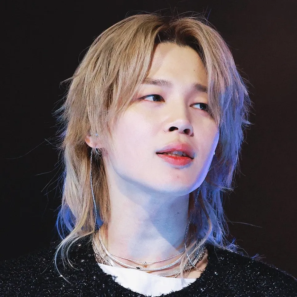 Recent activity shot of Jimin (BTS)