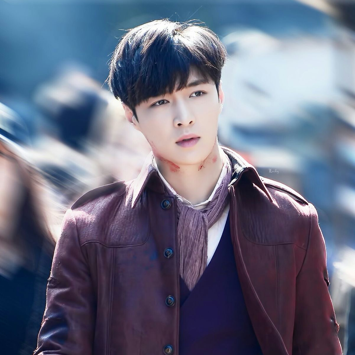 Recent activity shot of Lay (EXO)