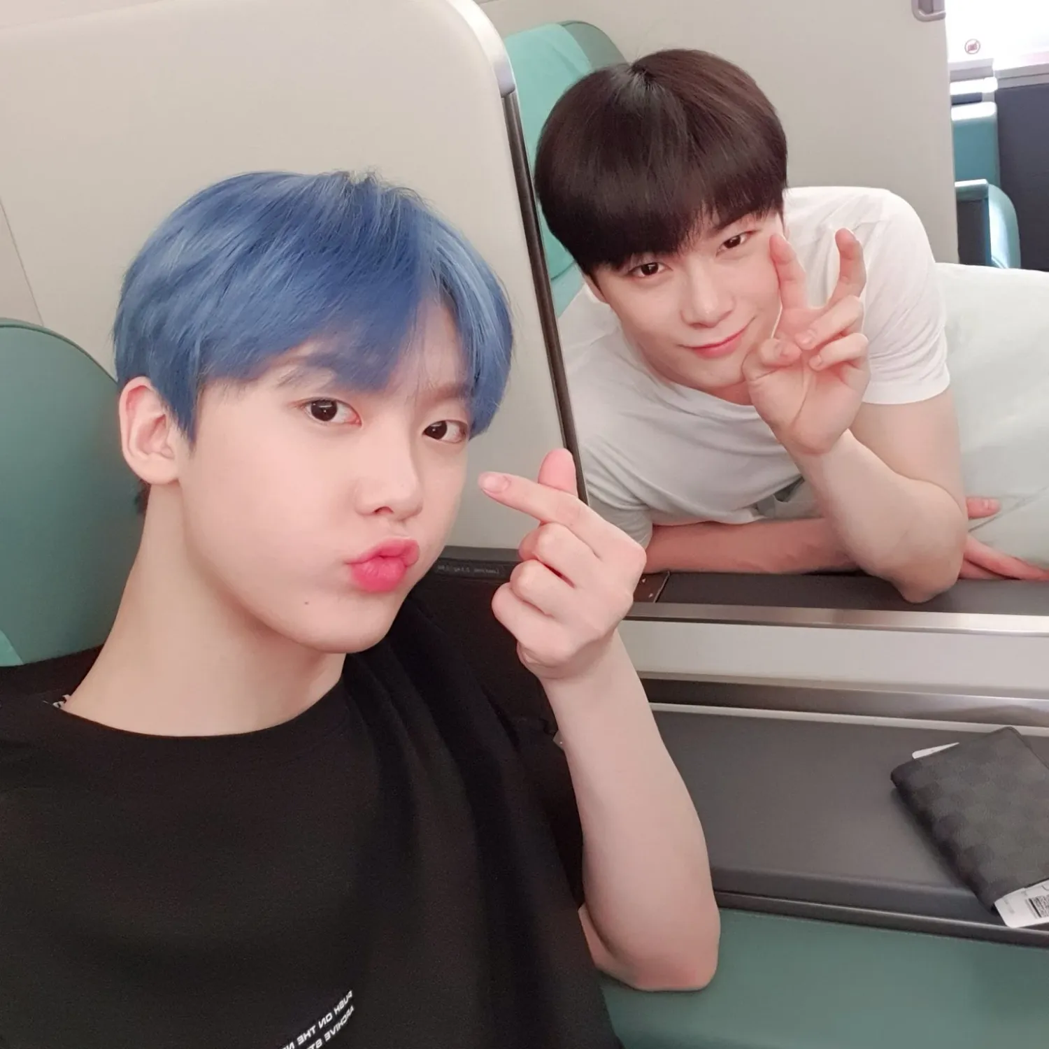 A moment captured by Moonbin (ASTRO)'s fan