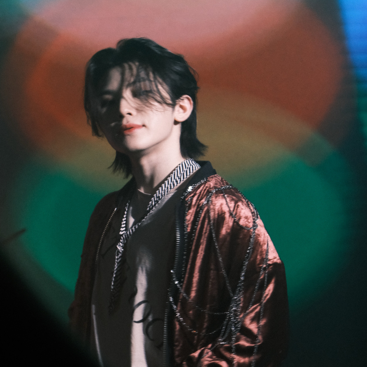 A moment captured by Woozi (SEVENTEEN)'s fan