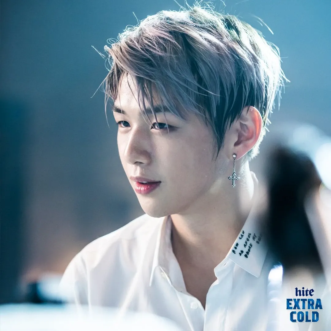 A moment captured by Kang Daniel's fan