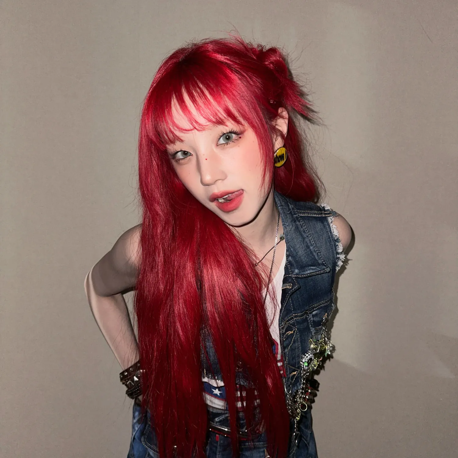 A moment captured by Yuqi (i-dle)'s fan