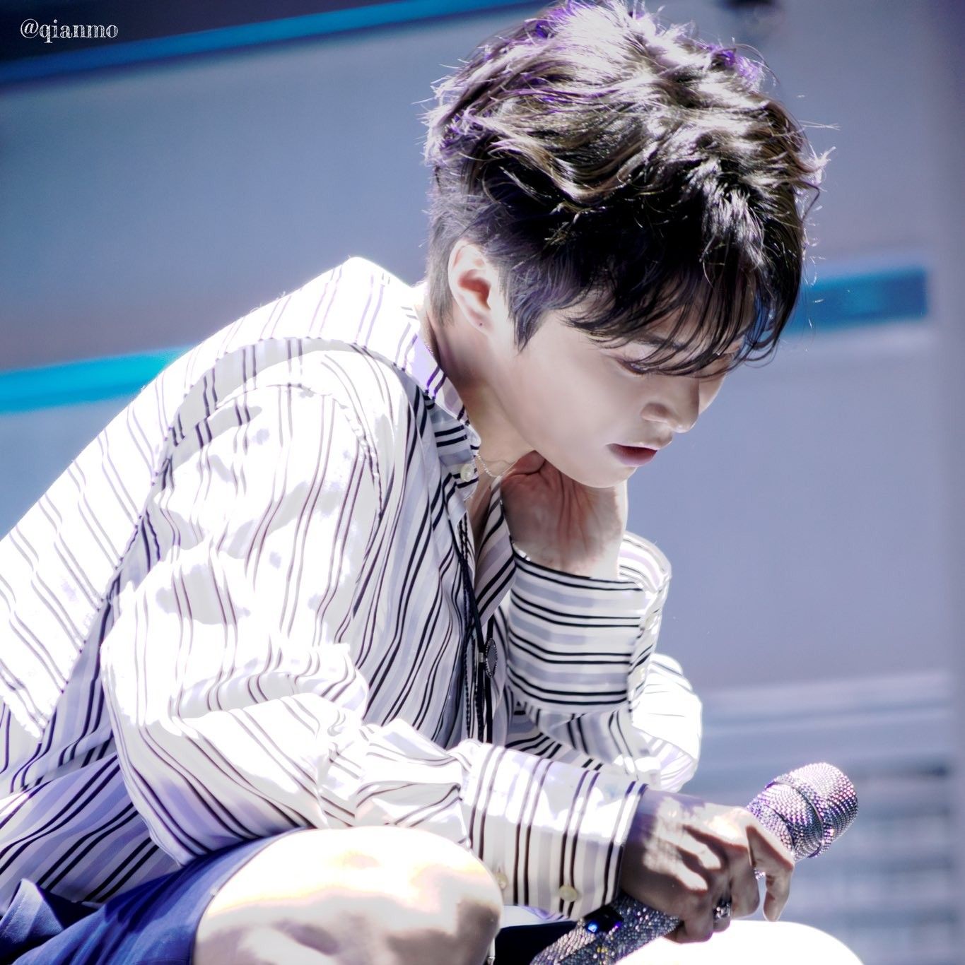 A moment captured by Xiumin (EXO)'s fan