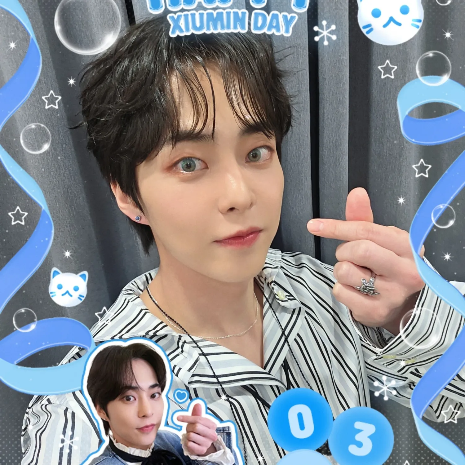 Behind-the-scenes cut of Xiumin (EXO)