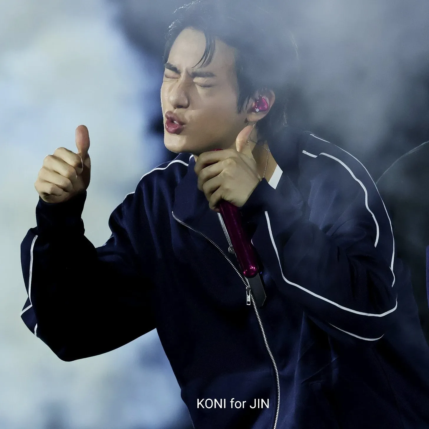 A moment captured by Jin (BTS)'s fan