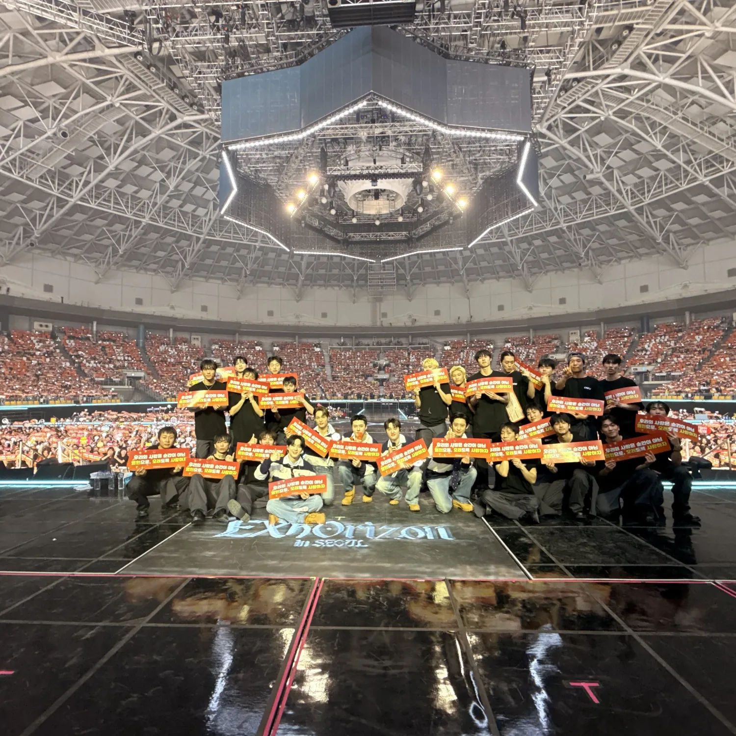 EXO의 비하인드 컷