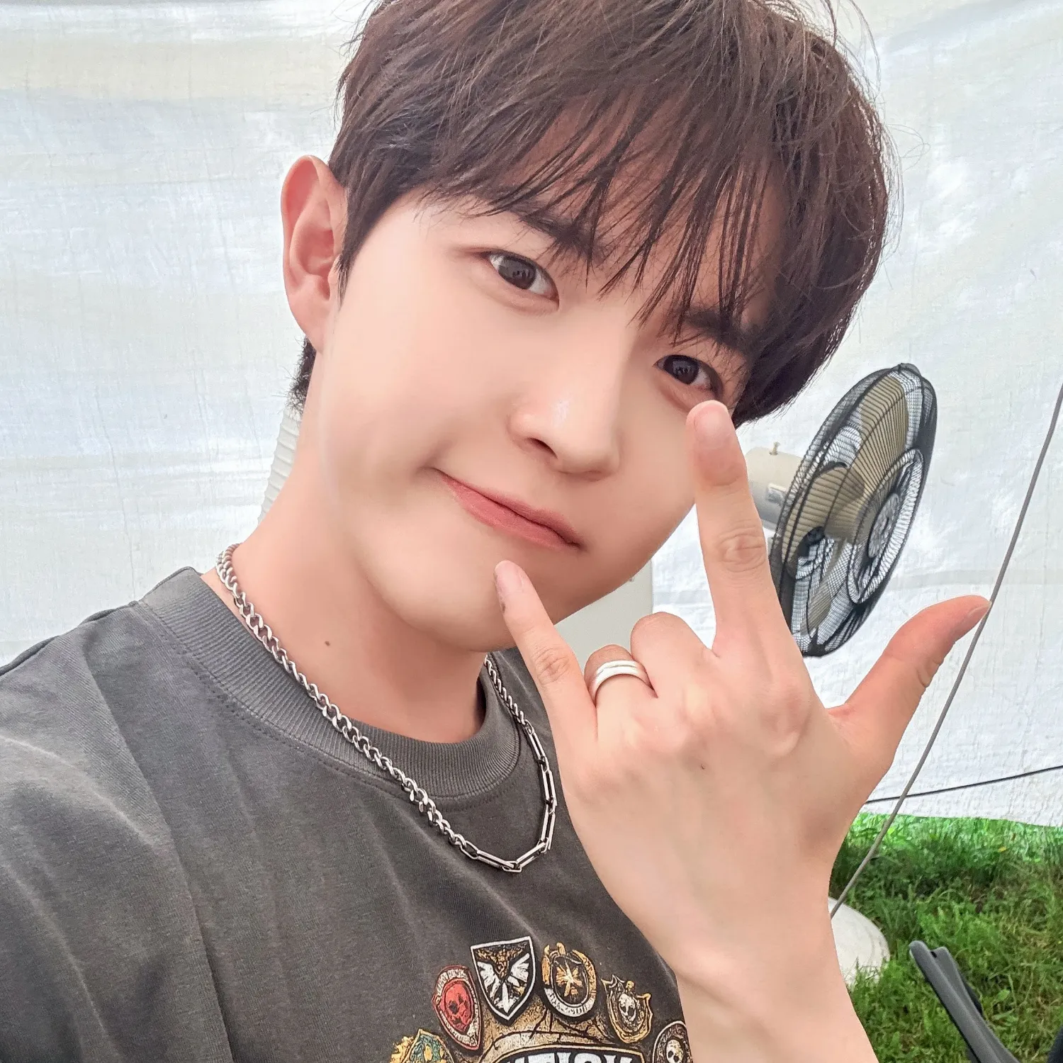 A moment captured by Kim Jaehwan's fan