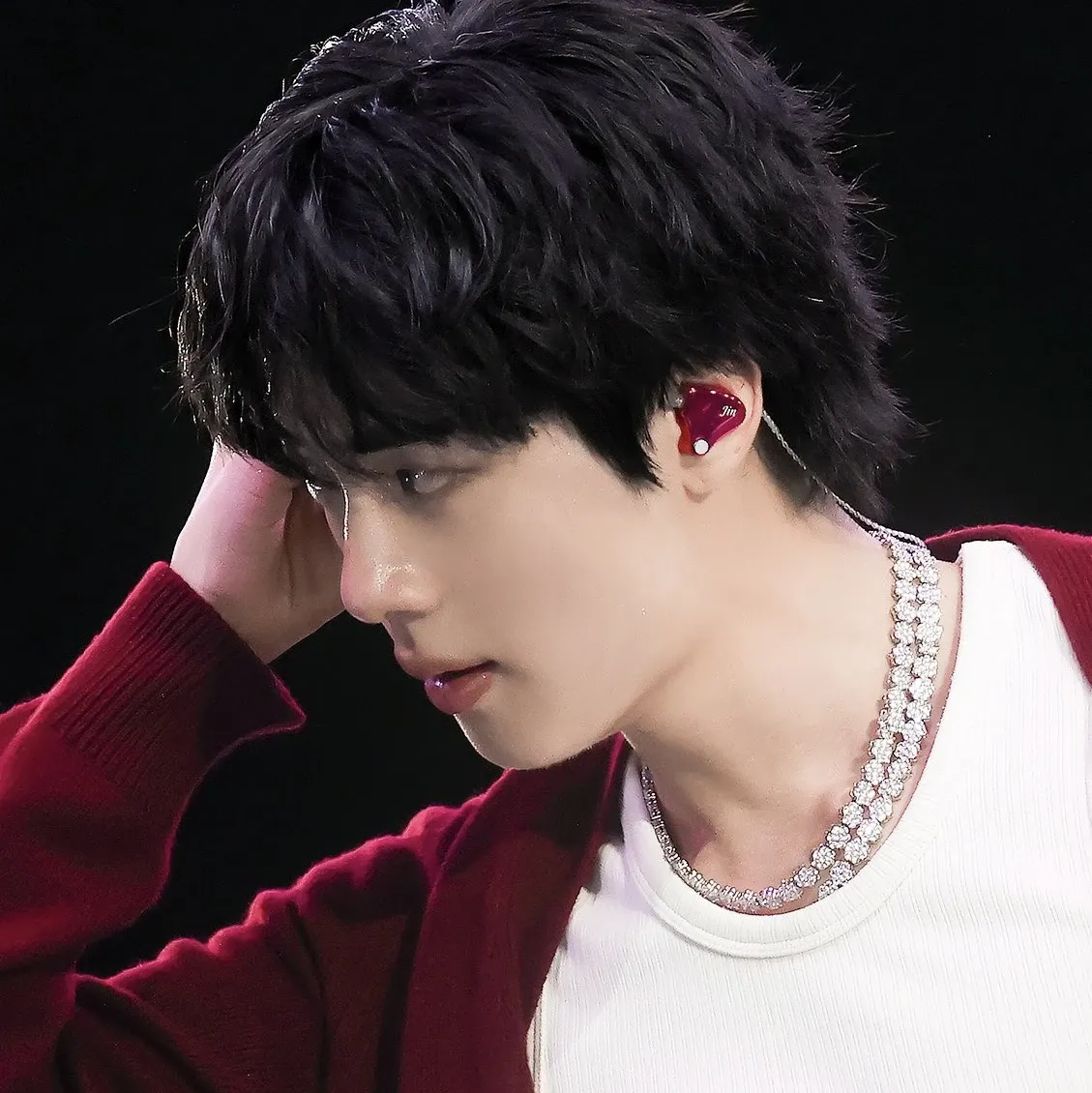 Recent activity shot of Jin (BTS)
