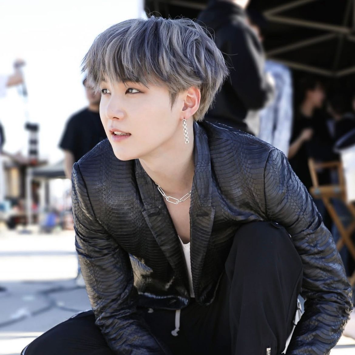 SUGA (BTS)の舞台裏ショット