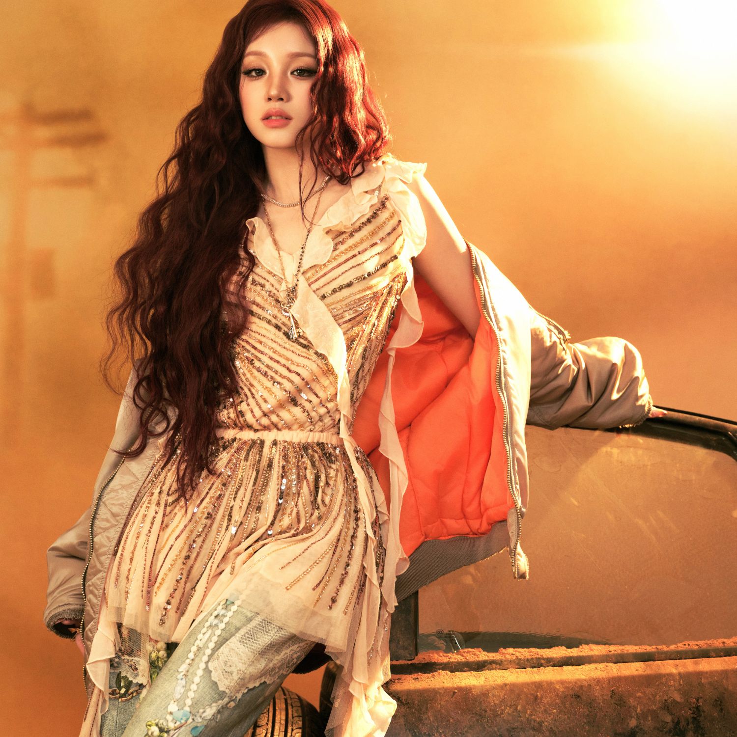 A moment captured by Yuqi (i-dle)'s fan