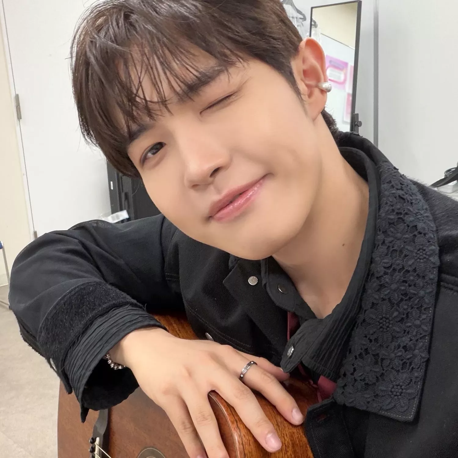 A moment captured by Kim Jaehwan's fan