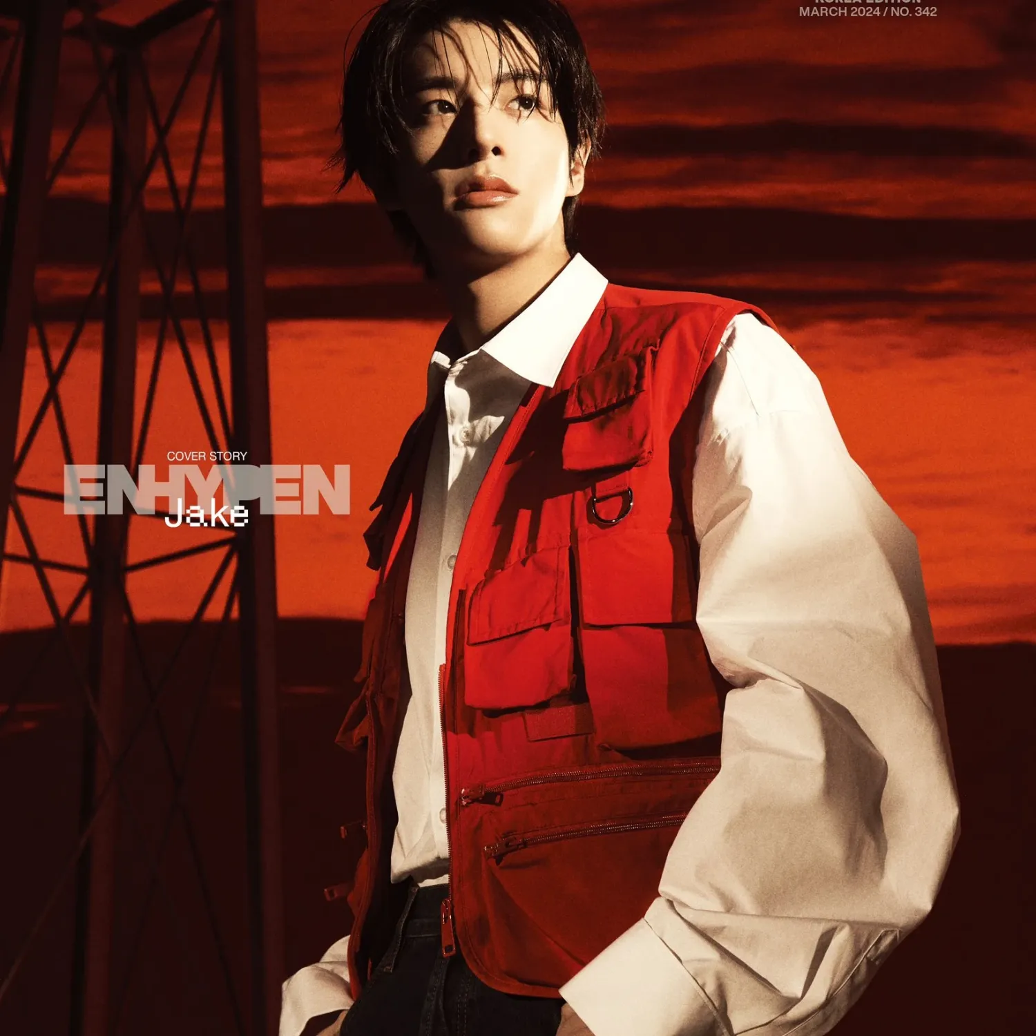 Behind-the-scenes cut of Jake (ENHYPEN)