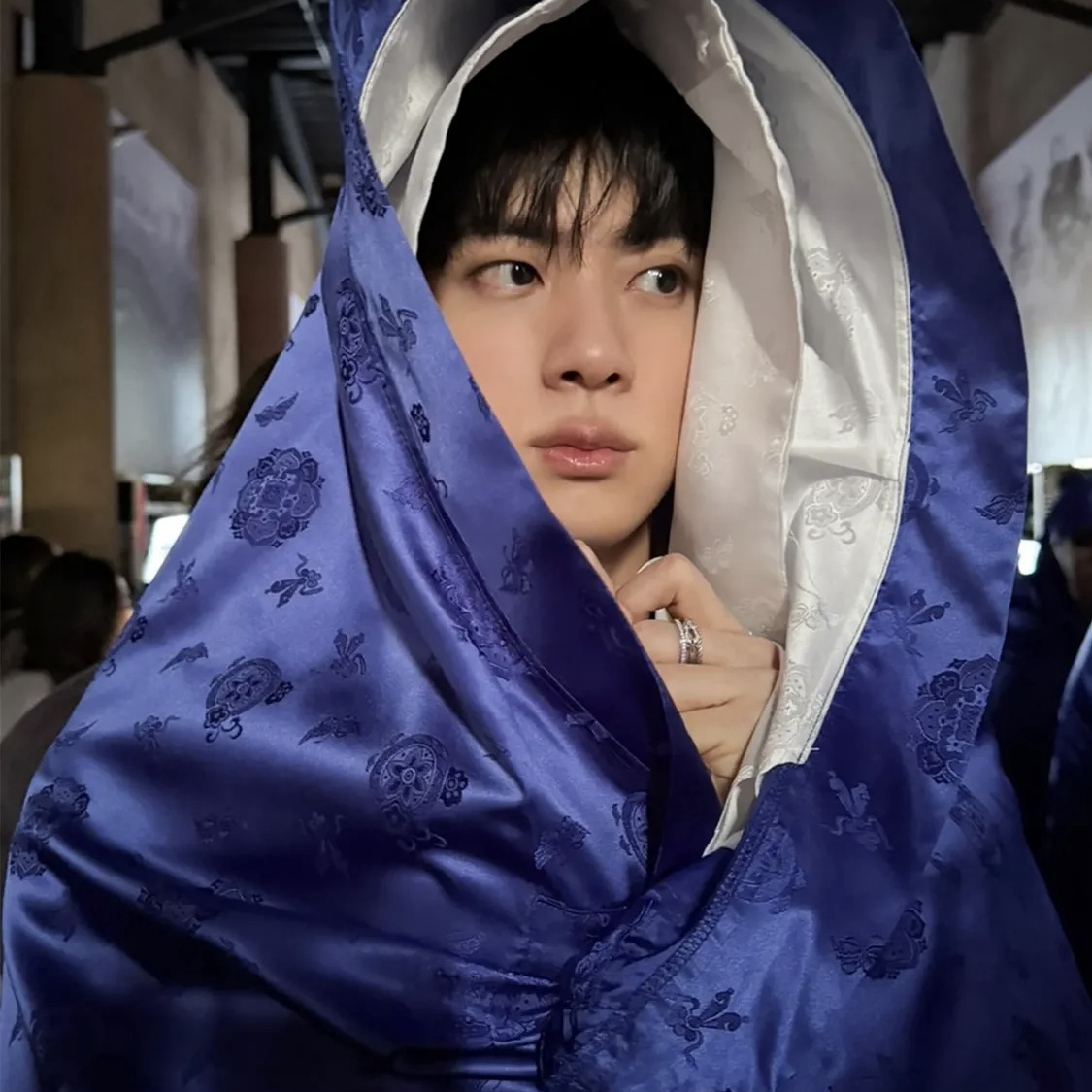A moment captured by Jin (BTS)'s fan