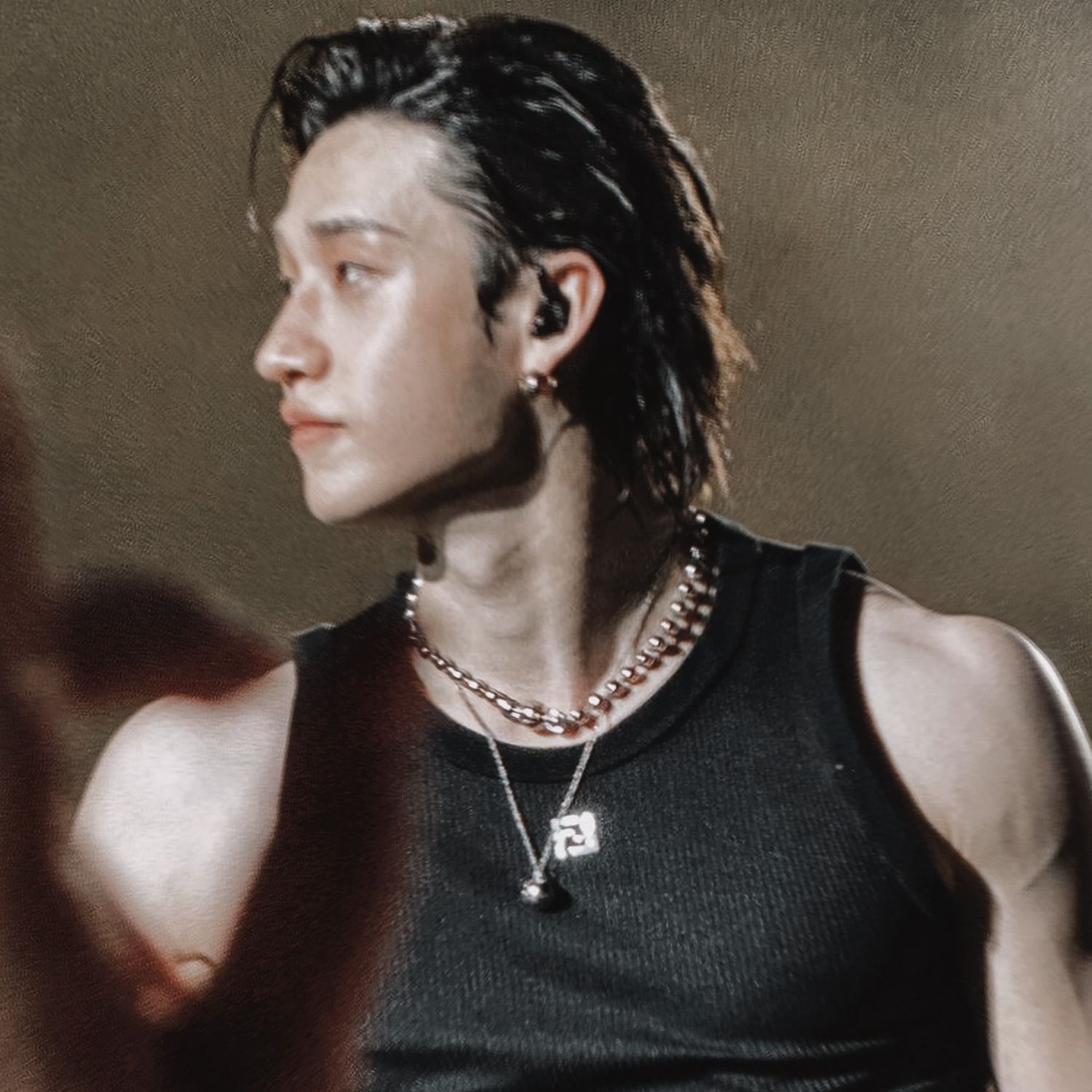 Recent activity shot of Bang Chan (Stray Kids)