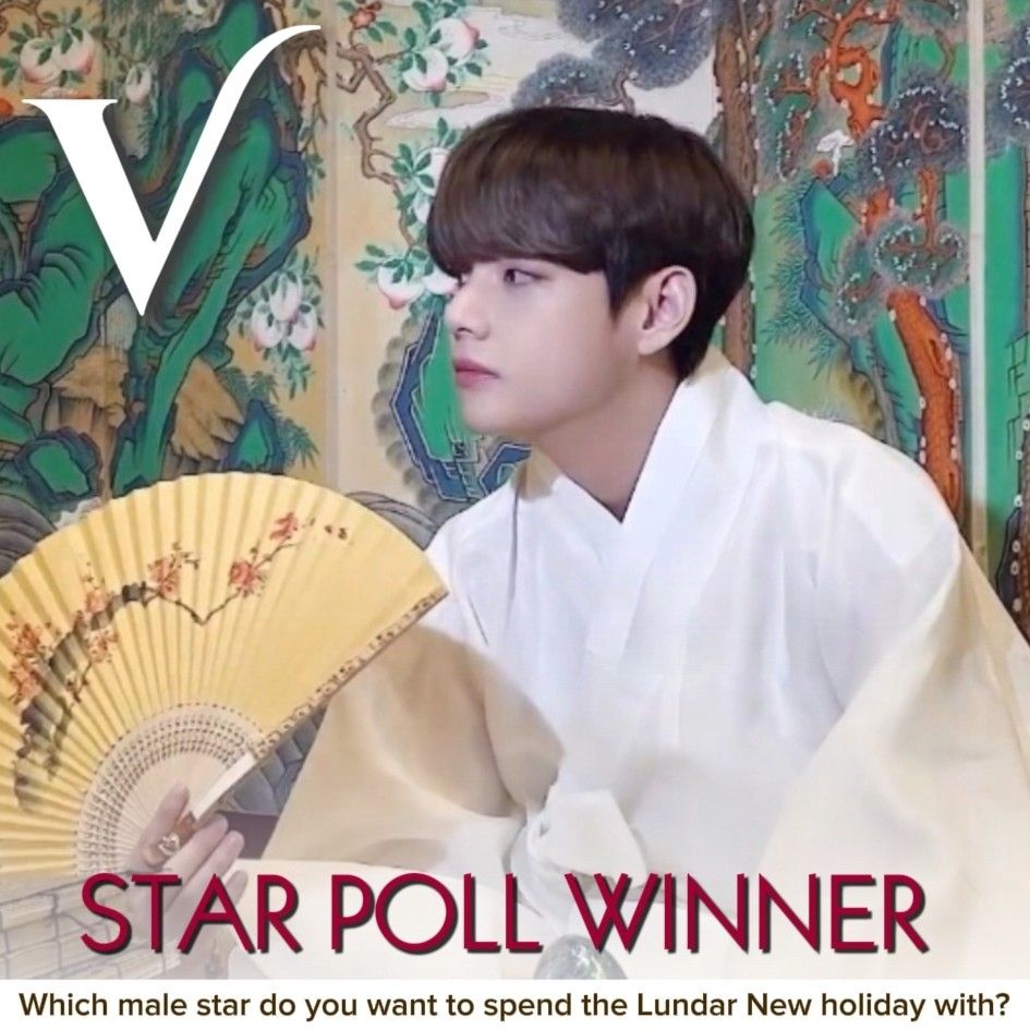 A moment captured by V (BTS)'s fan