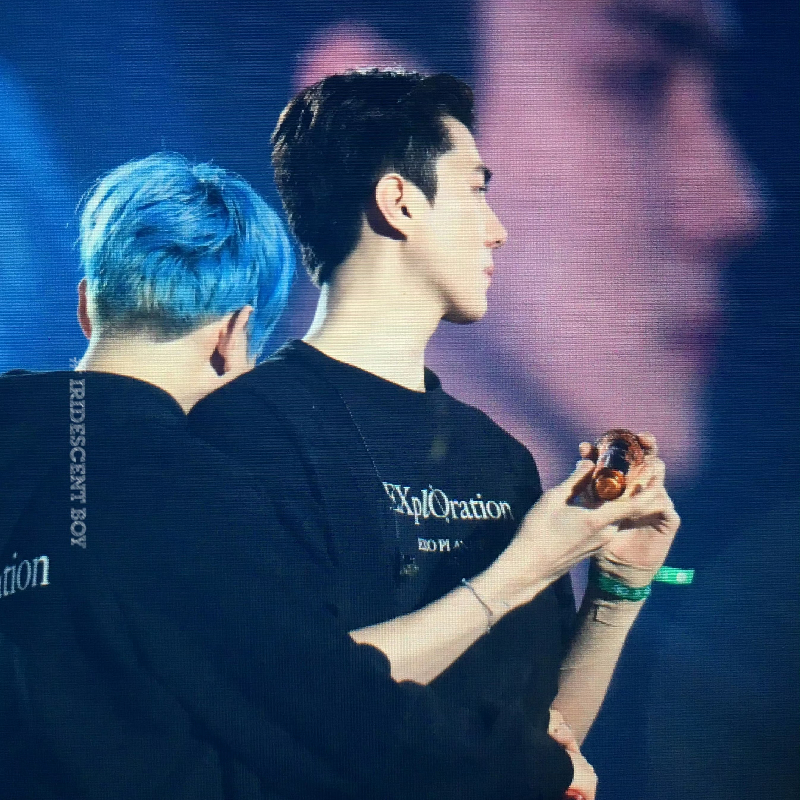 A moment captured by Sehun (EXO)'s fan