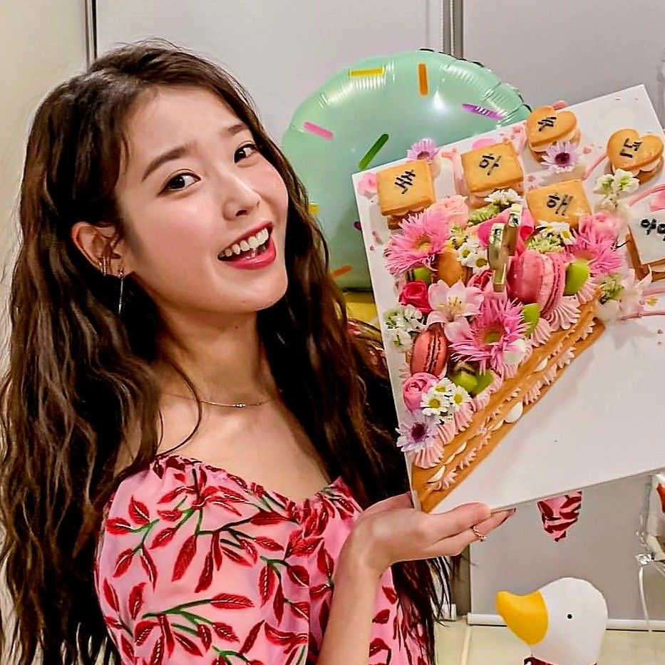 IUの舞台裏ショット