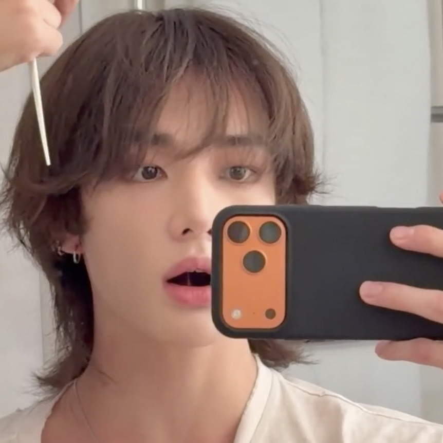 Recent activity shot of Hyunjin (Stray Kids)