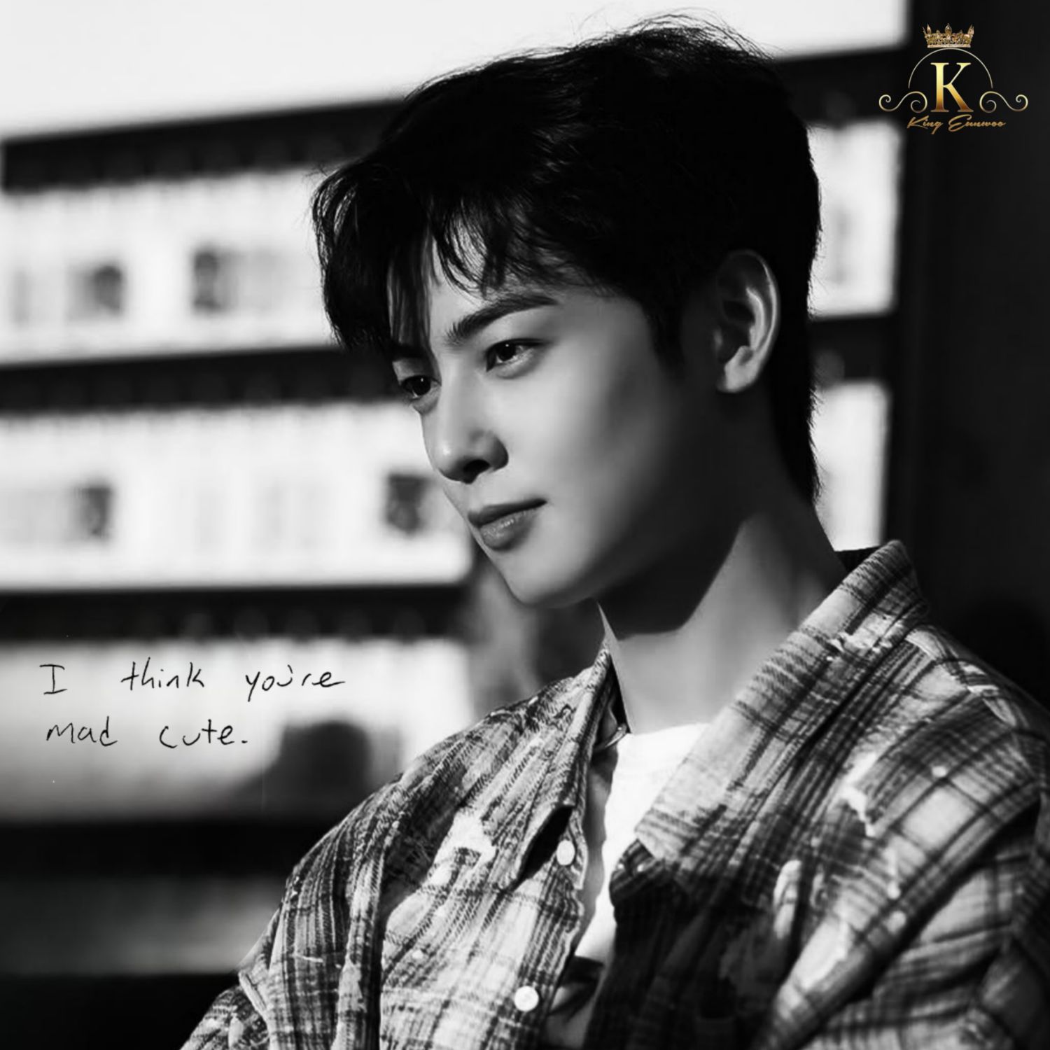 Recent activity shot of Eunwoo (ASTRO)