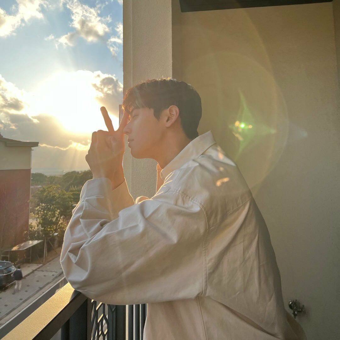 A moment captured by Eunwoo (ASTRO)'s fan