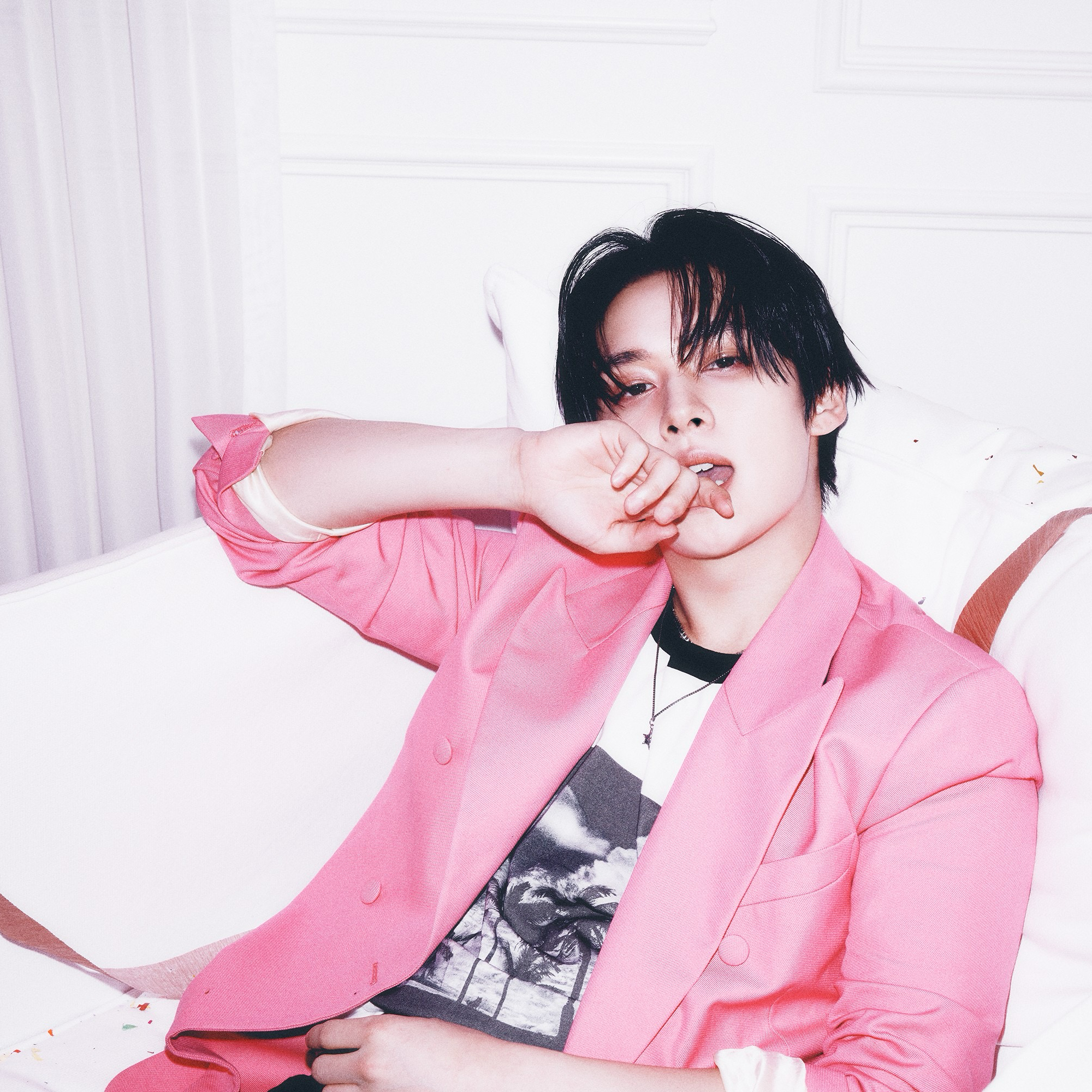 A moment captured by Lee Know (Stray Kids)'s fan