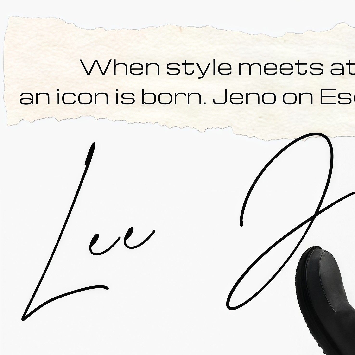 Behind-the-scenes cut of Jeno (NCT DREAM)