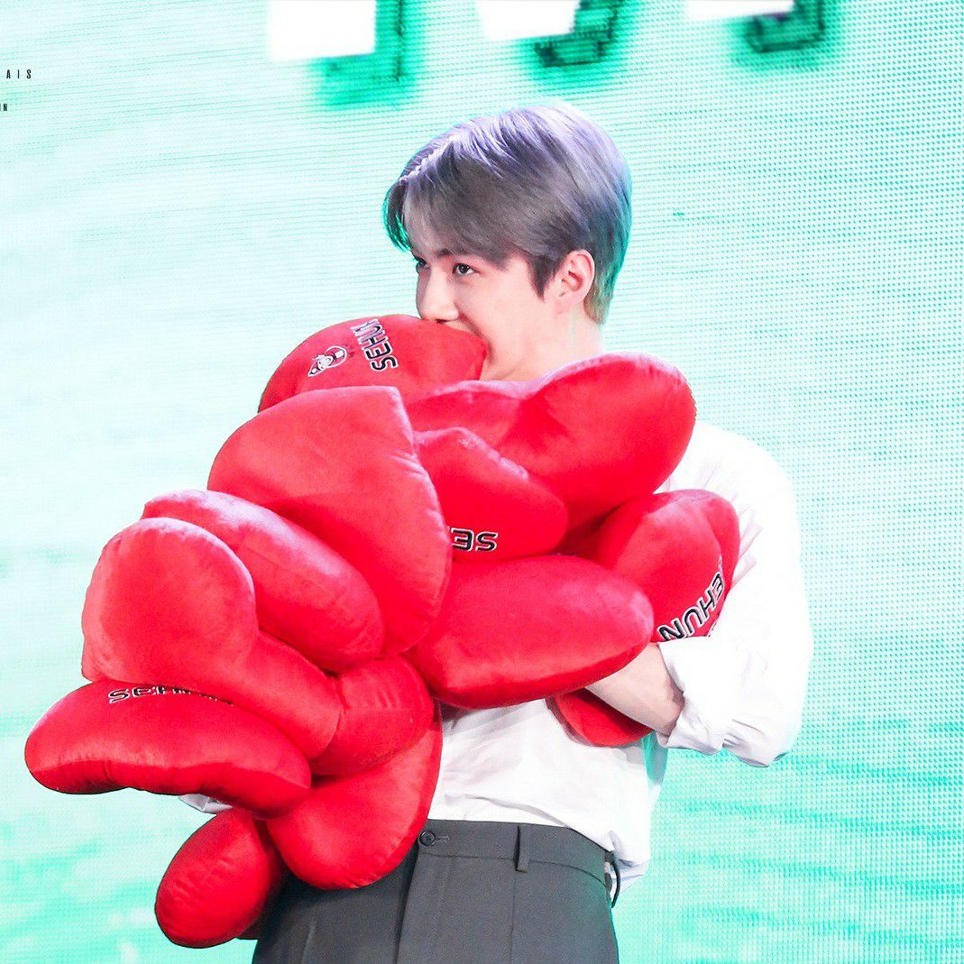 A moment captured by Sehun (EXO)'s fan