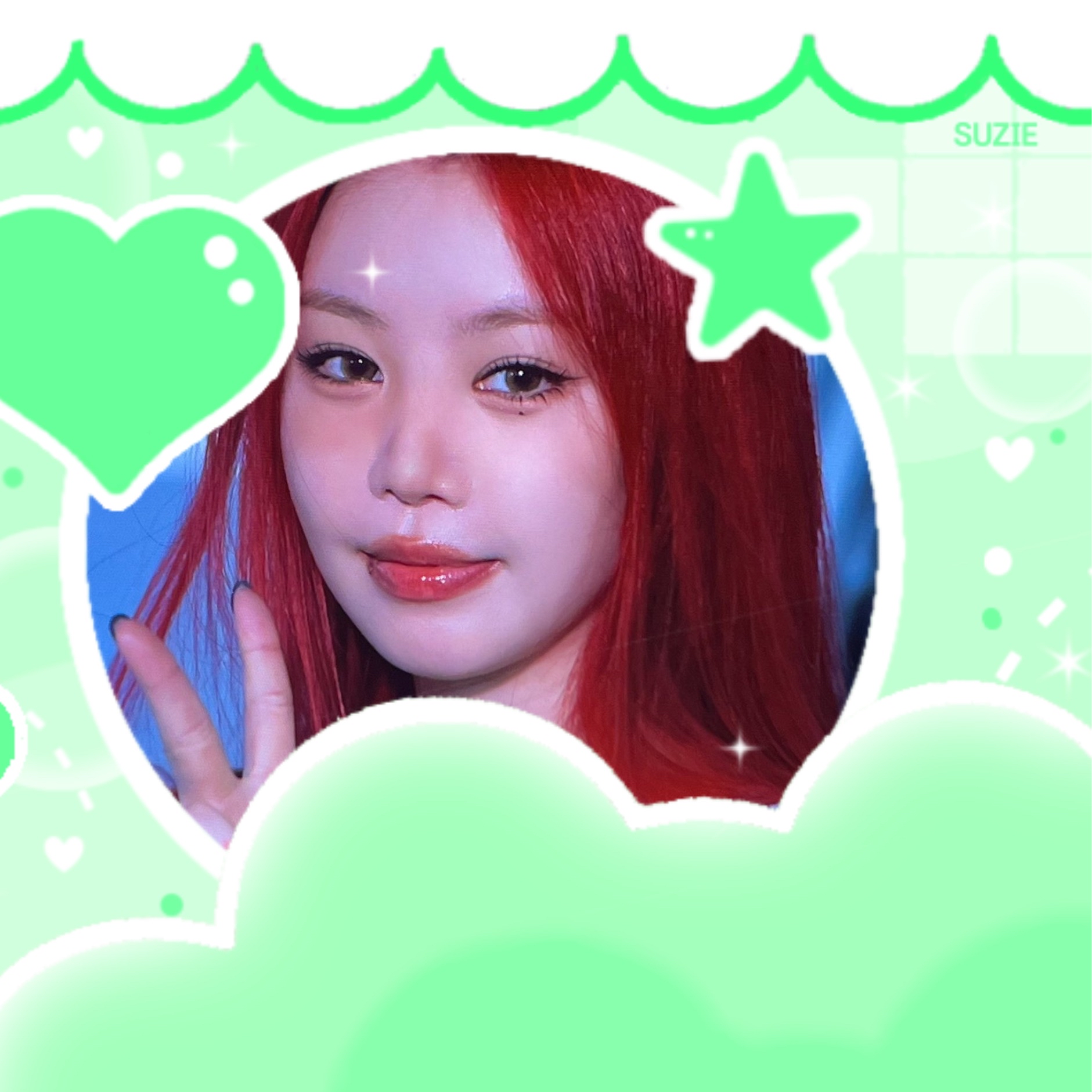 A moment captured by Soojin's fan